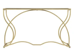 Consola VKH626, Ouro, 130x40x75 cm, Kendra Home