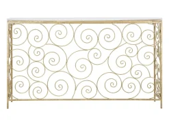 Consola VKH617, Ouro, 140x36x82 cm, Kendra Home