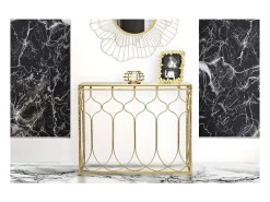 Consola VKH613, Ouro, 96,5x41x78 cm, Kendra Home