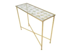 Consola VKH629, Ouro, 100x35x80 cm, Kendra Home