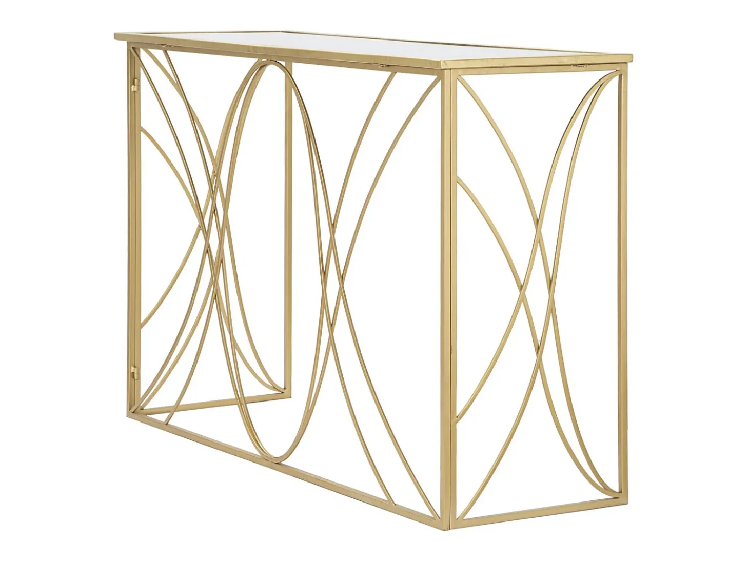 Consola VKH627, Ouro, 120x40x80 cm, Kendra Home