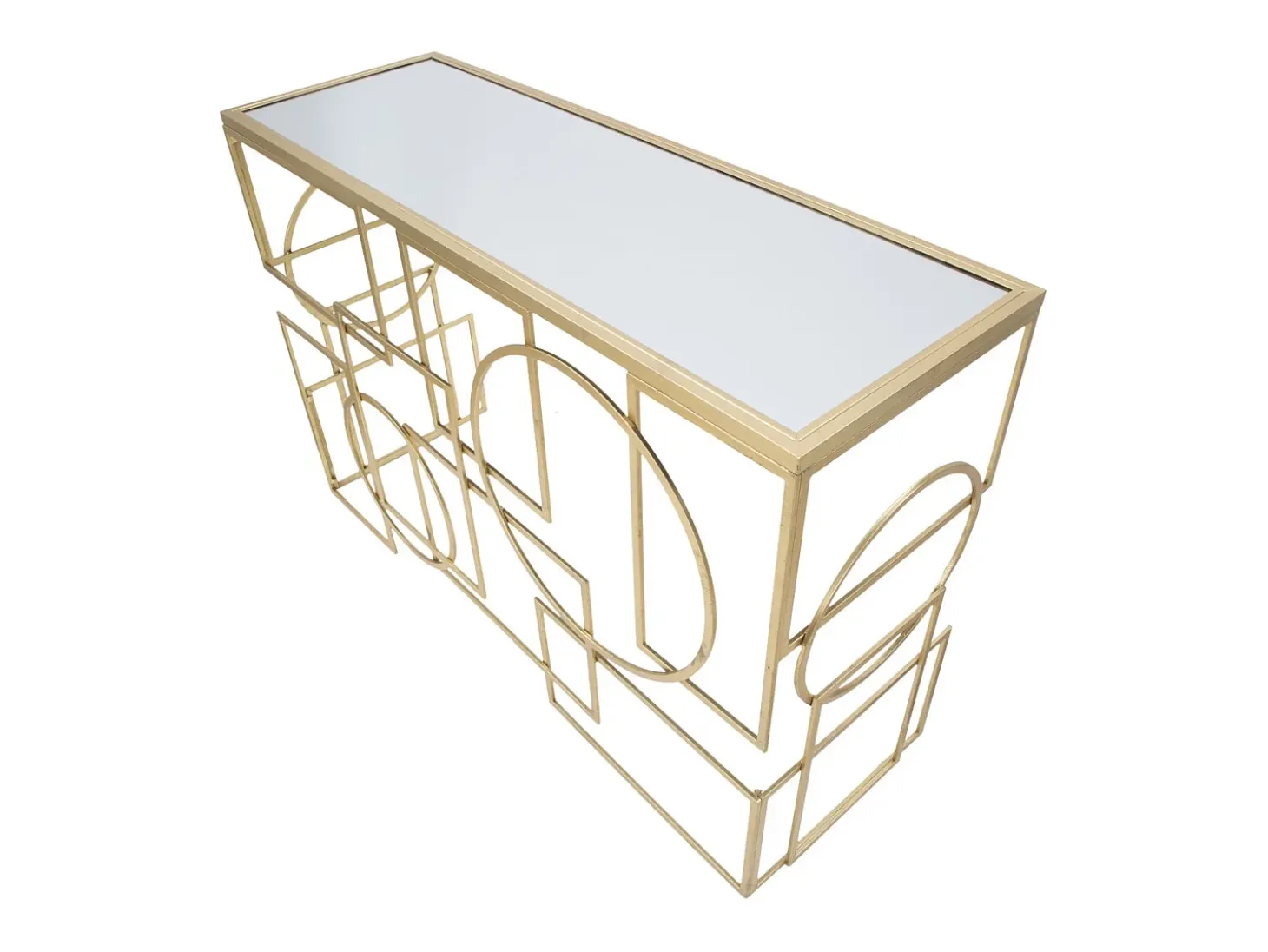 Consola VKH625, Ouro, 120x41x81 cm, Kendra Home