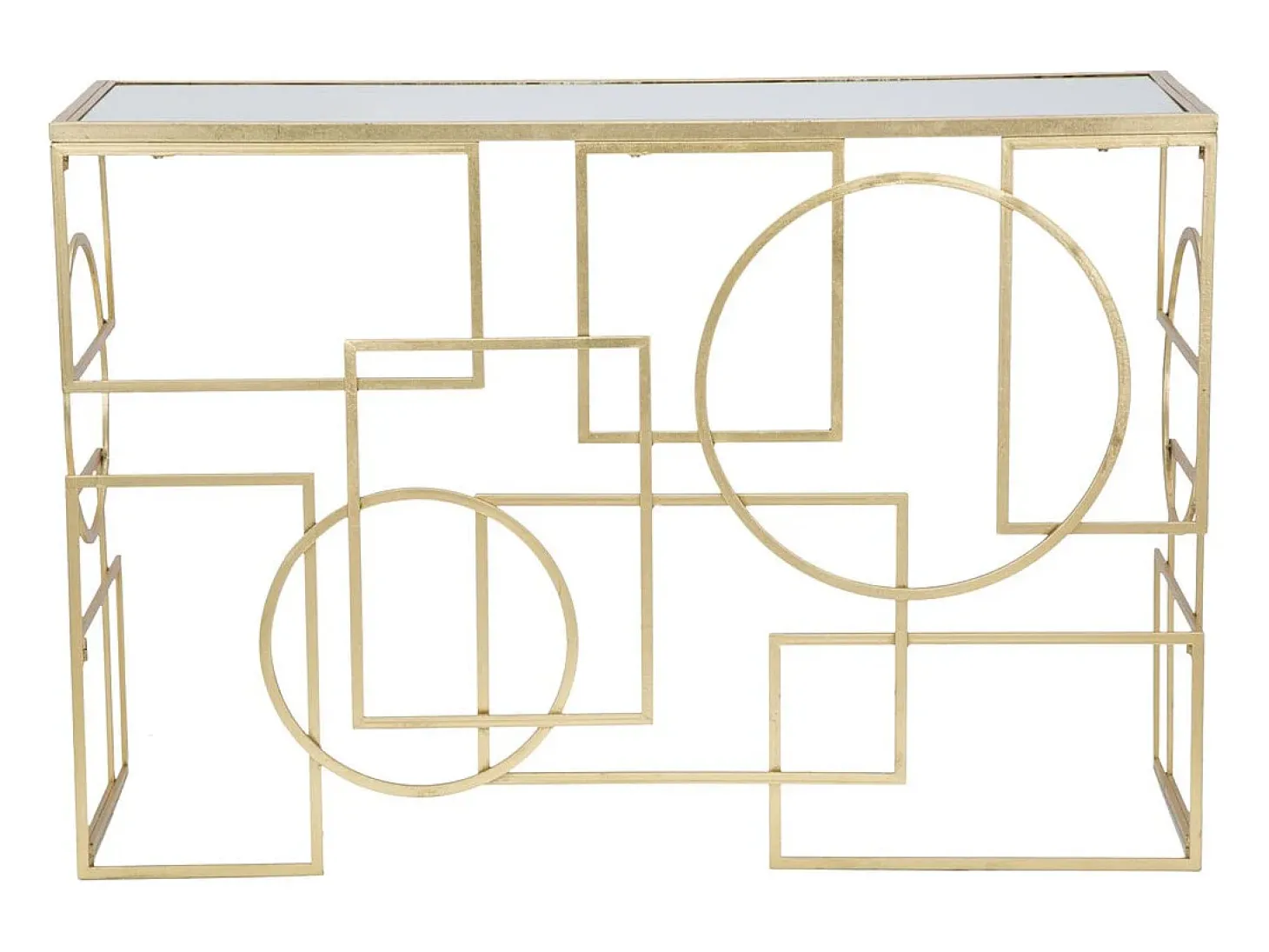 Consola VKH625, Ouro, 120x41x81 cm, Kendra Home