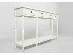 Consola 152,5x86,5x35,5 cm branca Avola AV1630-60