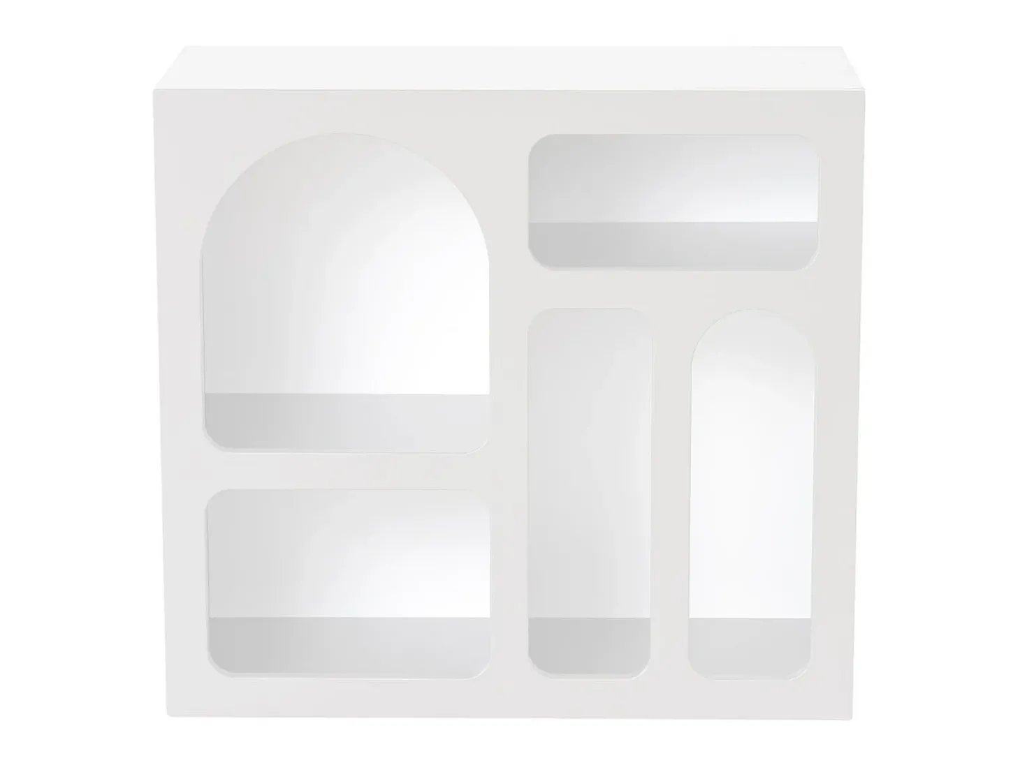 Console de design com 5 nichos - Branco - LUELA