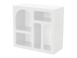 Console de design com 5 nichos - Branco - LUELA