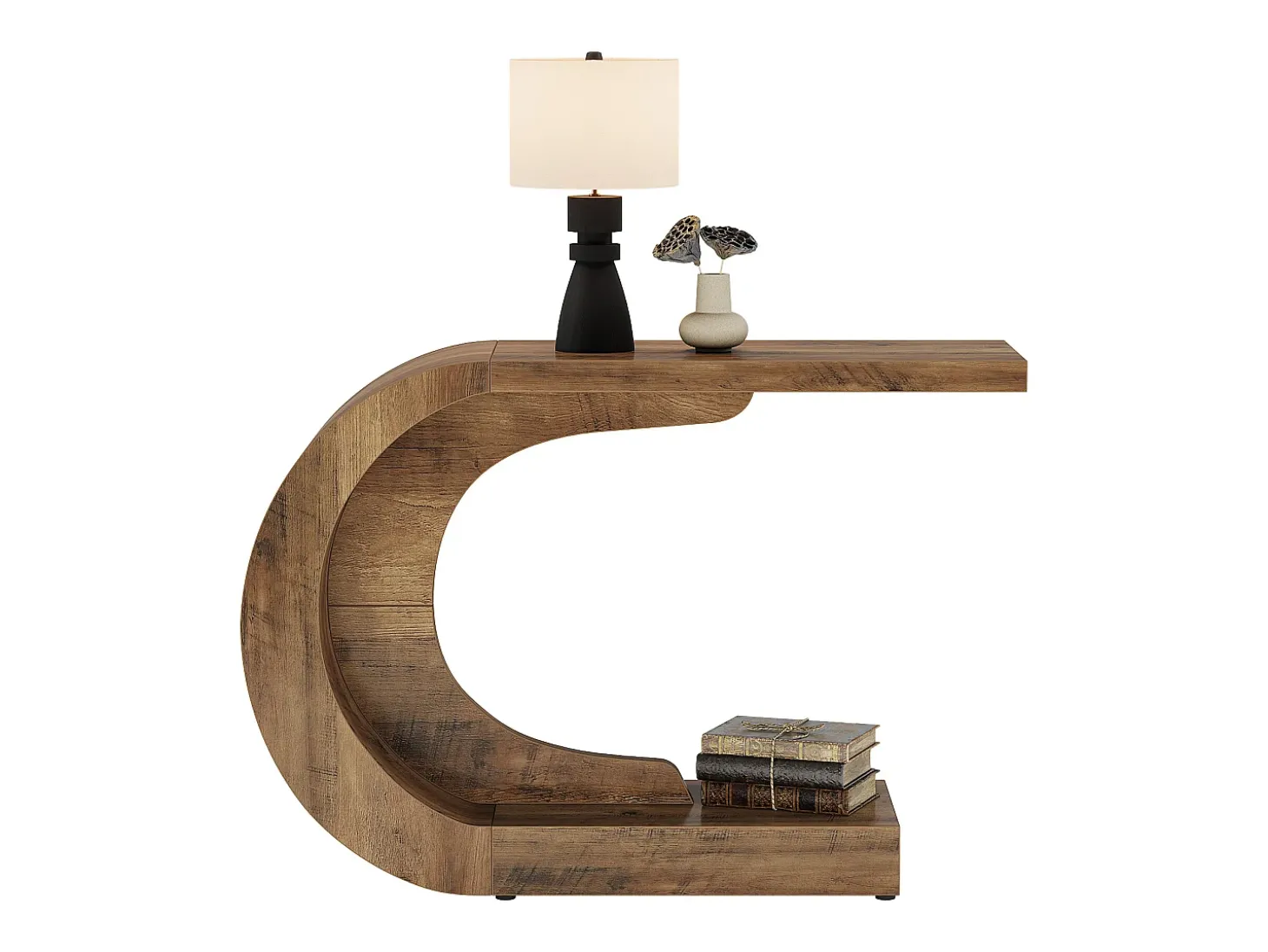 Console de Mesa, Mesa de Apoio Vintage, 110 x 35 x 75 cm, Móvel de Console para Entrada