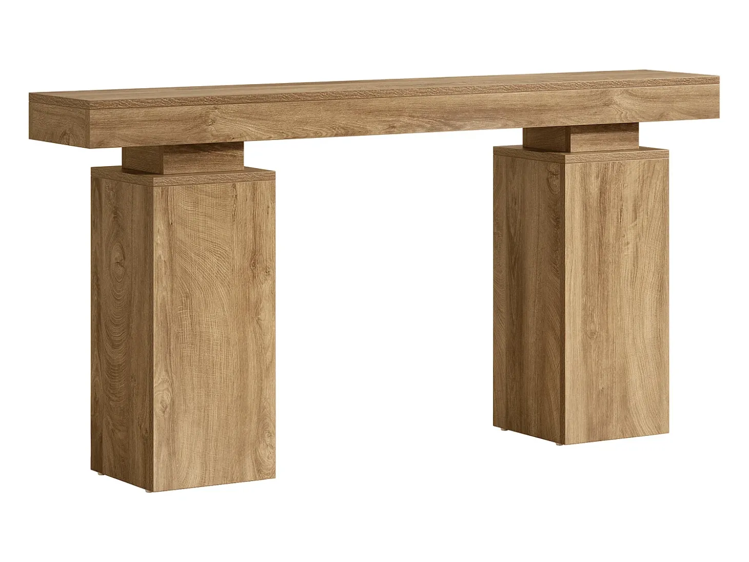 Console table com 160 cm de comprimento, mesa de entrada de fazenda atrás do sofá