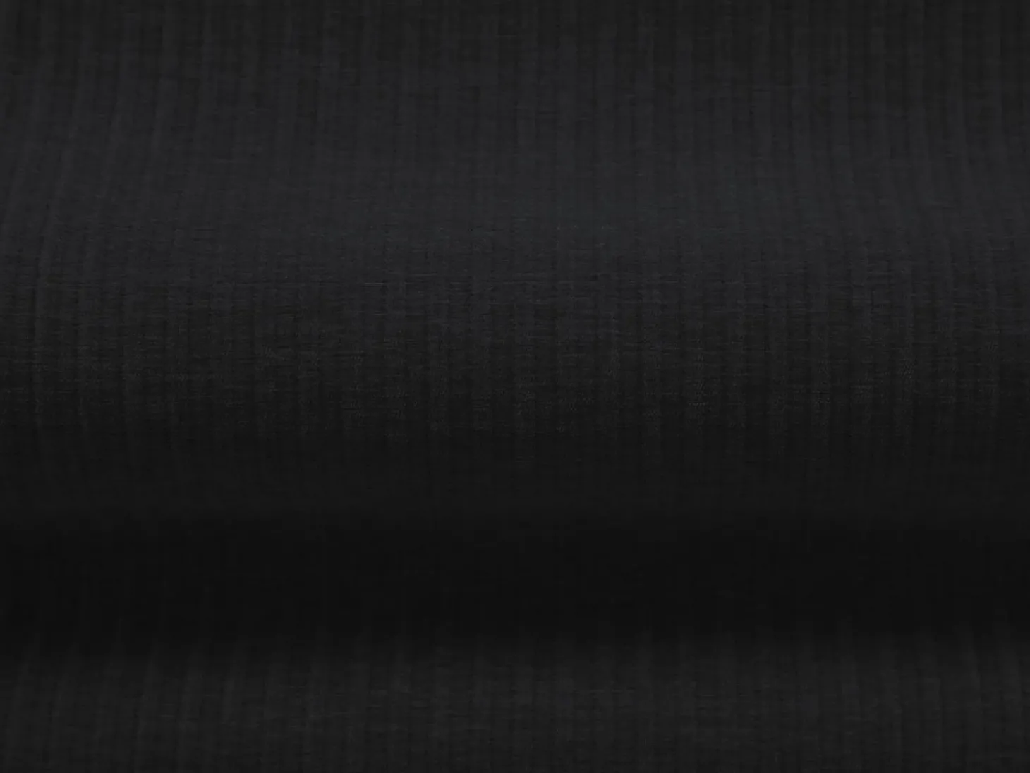 Cosmopolitan Design - Poltrona "Arendal" em tecido chenille com efeito canelado preto - 124x102x70cm