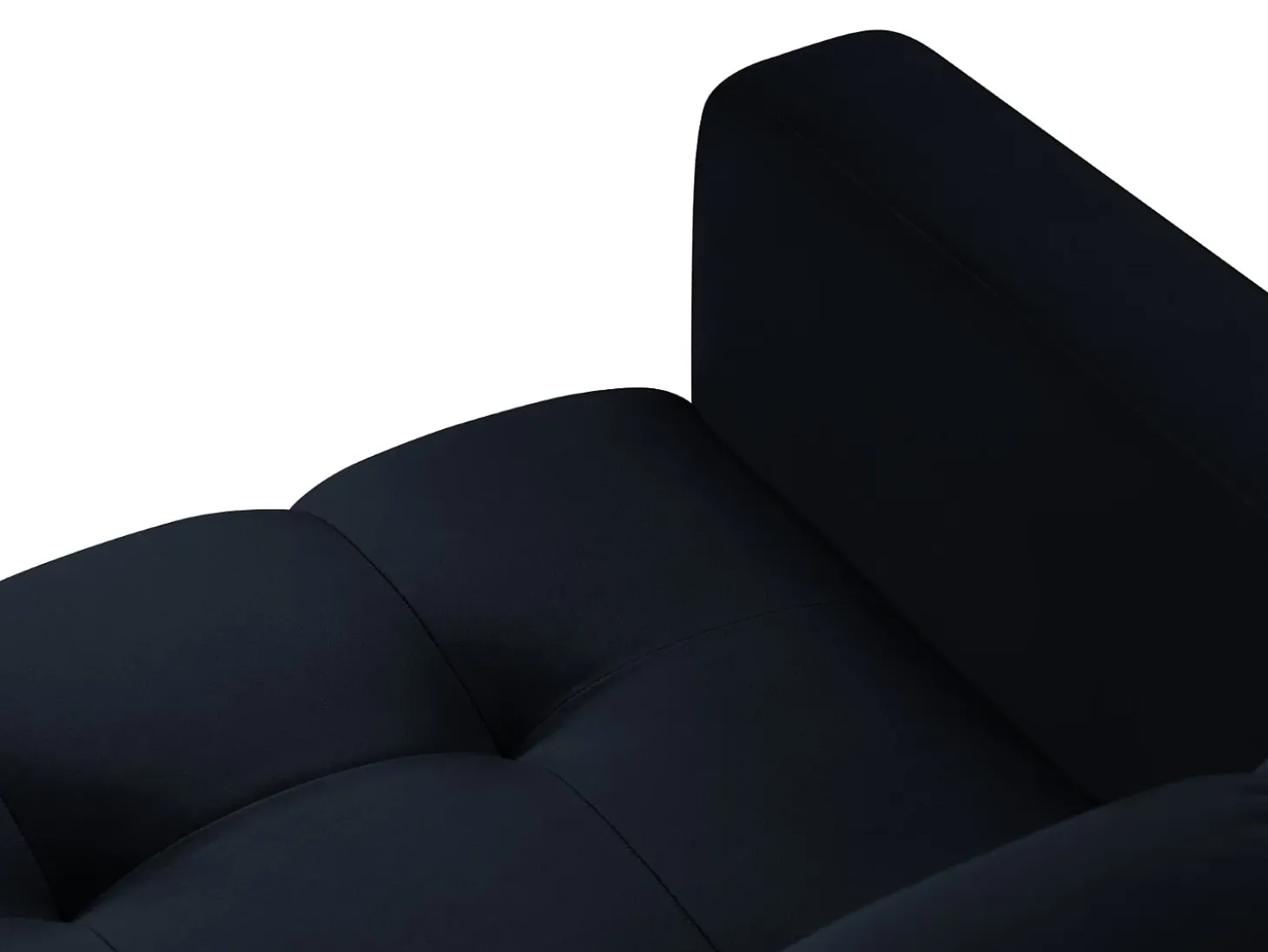 Cosmopolitan Design - Poltrona "Bali" em veludo azul escuro - 87x92x75cm
