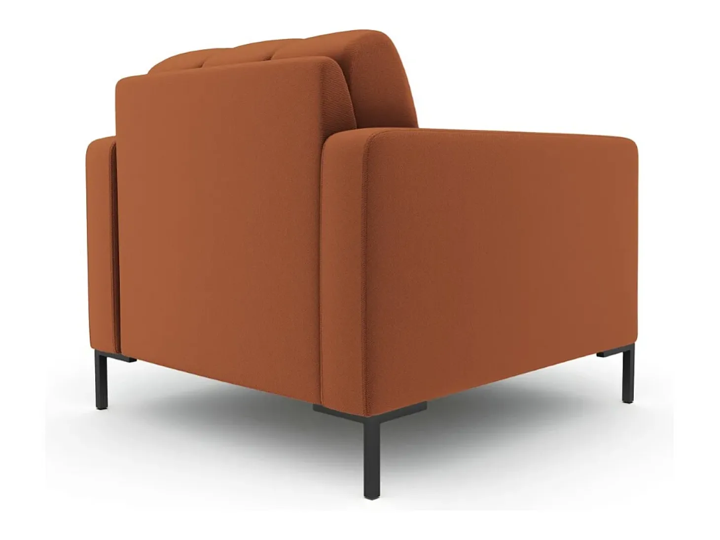 Cosmopolitan Design - Poltrona "Bali" em tecido estrutural tijolo - 87x92x75cm