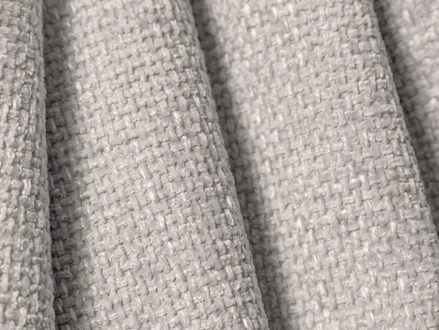 Cosmopolitan Design - Poltrona "Tulum" em tecido chenille cinza claro - 103x90x70cm