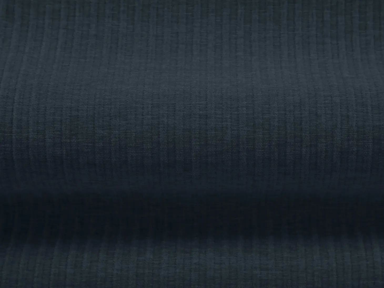 Cosmopolitan Design - Poltrona "Arendal" em tecido chenille com efeito canelado azul marinho - 124x102x70cm