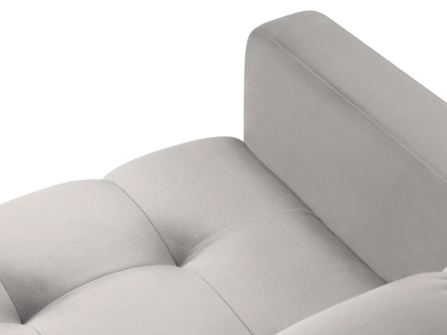 Cosmopolitan Design - Poltrona "Bali" em veludo prata - 87x92x75cm