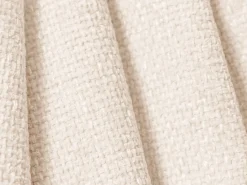 Cosmopolitan Design - Poltrona "Tulum" em tecido chenille bege claro - 103x90x70cm