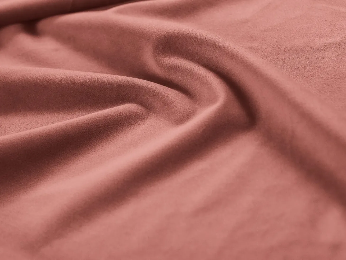 Cosmopolitan Design - Sofá panorâmico "Bali" 9 lugares em veludo rosa - 327x256x75cm