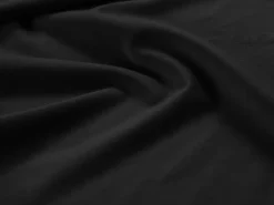 Cosmopolitan Design - Sofá panorâmico "Vienna" 6 lugares em veludo preto - 350x170x95cm