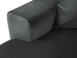 Cosmopolitan Design - Sofá panorâmico convertível em linha reta com caixa de arrumação
