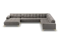 Cosmopolitan Design - Sofá de canto direito panorâmico 