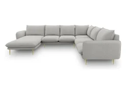 Cosmopolitan Design - Sofá de canto direito panorâmico 