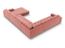 Cosmopolitan Design - Sofá de canto panorâmico à esquerda