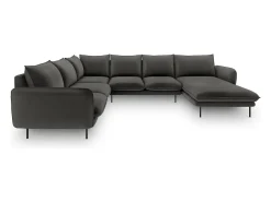 Cosmopolitan Design - Sofá de canto panorâmico à esquerda 