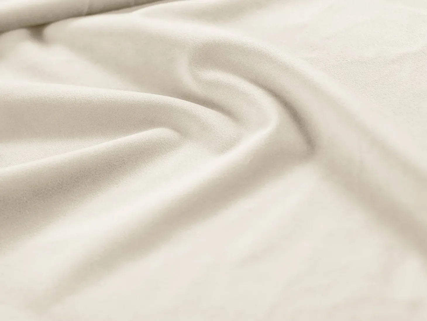 Cosmopolitan Design - Sofá "Bali" 4 lugares em veludo bege claro - 217x92x75cm