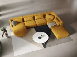 Cosmopolitan Design - Sofá de canto direito panorâmico