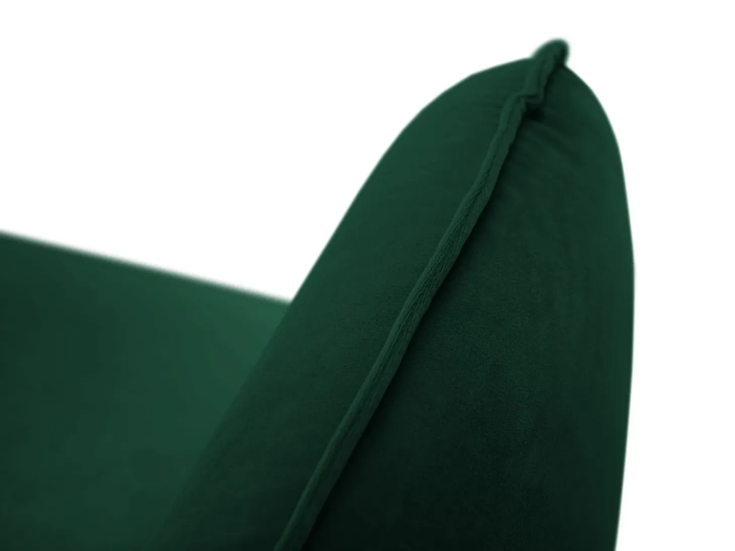 Cosmopolitan Design - Sofá "Vienna" 3 lugares em veludo verde garrafa - 200x92x95cm