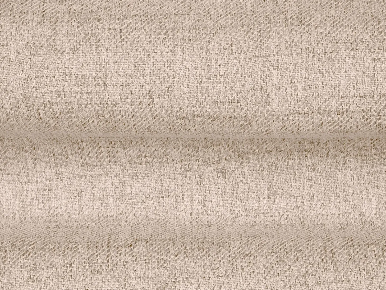 Cosmopolitan Design - Sofá panorâmico "Bali" 7 lugares em tecido estrutural bege - 383x185x75cm