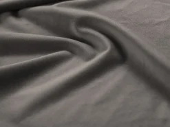 Cosmopolitan Design - Sofá panorâmico "Bali" 7 lugares em veludo cinza claro - 383x185x75cm
