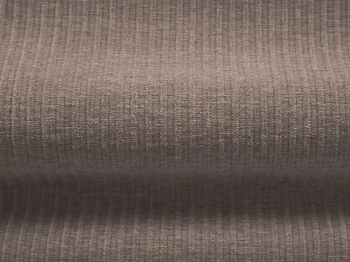 Cosmopolitan Design - Sofá panorâmico "Arendal" 6 lugares em tecido chenille com efeito canelado bege escuro - 364x166x70cm