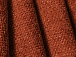 Cosmopolitan Design - Sofá "Tulum" 2 lugares em tecido chenille terracota - 180x90x70cm