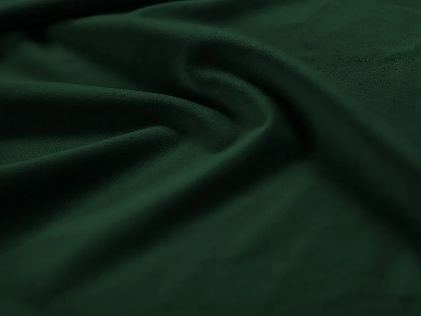 Cosmopolitan Design - Sofá panorâmico "Bali" 9 lugares em veludo verde garrafa - 327x256x75cm