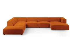 Cosmopolitan Design - Sofá de canto panorâmico à esquerda 