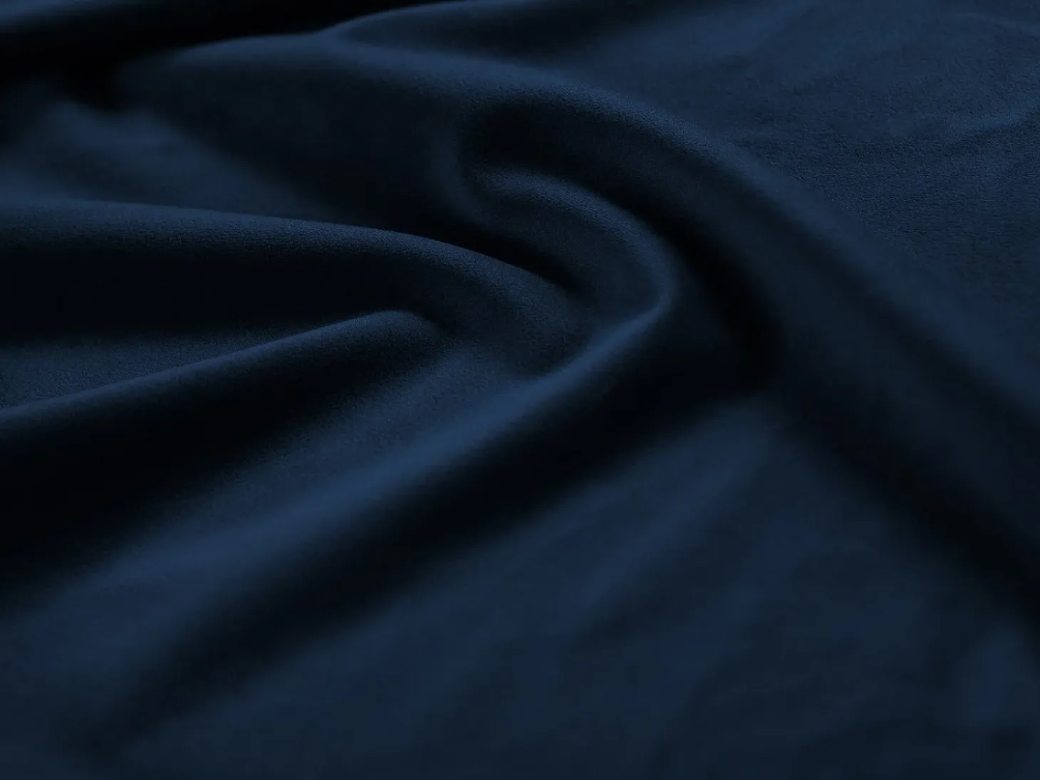 Cosmopolitan Design - Sofá "Bali" 4 lugares em veludo azul real - 217x92x75cm