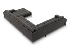 Cosmopolitan Design - Sofá de canto panorâmico à esquerda
