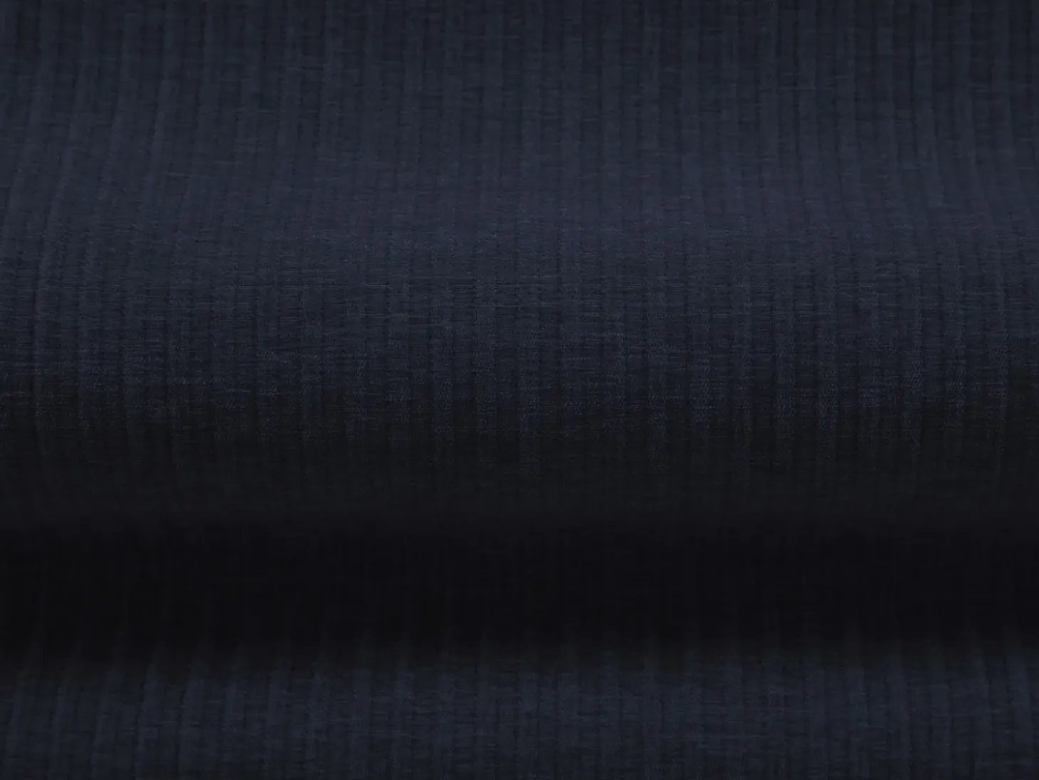 Cosmopolitan Design - Sofá "Arendal" 4 lugares em tecido chenille com efeito canelado azul real - 244x102x70cm