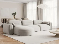Cosmopolitan Design - Sofá modular de canto esquerdo