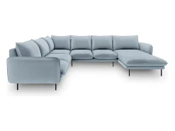 Cosmopolitan Design - Sofá de canto panorâmico à esquerda