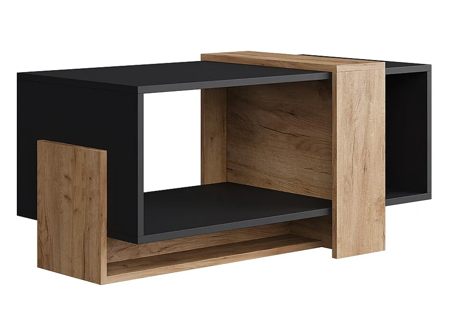 Couchtisch carvalho antracite/goldkraft 91.8x49x45 aven
