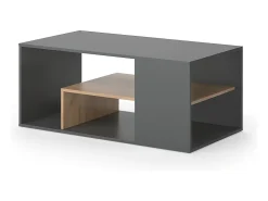 Couchtisch carvalho antracite/goldkraft 110x59x47 edgar