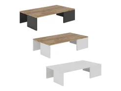 Couchtisch carvalho antracite/goldkraft 90x50x21.4 hardi