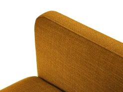 CXL by Christian Lacroix - Sofá-cama "Yanis" 3 lugares em tecido estrutural dourado - 202x102x80cm