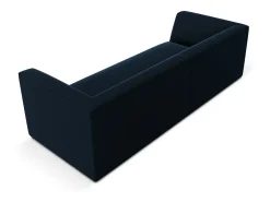 CXL by Christian Lacroix - Sofá "Charles" 3 lugares em veludo azul escuro - 232x92x69cm