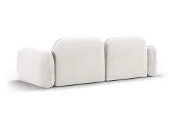 CXL by Christian Lacroix - Sofá modular "Lucien" 3 lugares em veludo marfim - 230x90x70cm