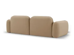 CXL by Christian Lacroix - Sofá modular de canto esquerdo "Lucien" 3 lugares em veludo areia - 230x165x70cm