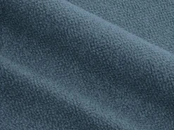 CXL by Christian Lacroix - Sofá modular "Lucien" 3 lugares em veludo azul jeans - 230x90x70cm