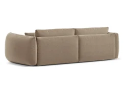 CXL by Christian Lacroix - Sofá modular "Maurie" 4 lugares em tecido chenille areia - 264x107x90cm