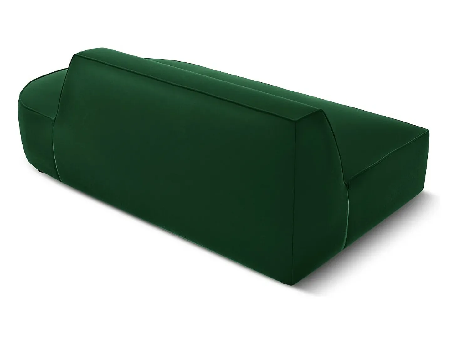 CXL by Christian Lacroix - Sofá modular direito "Charles" 2 lugares em veludo verde - 181x93x69cm